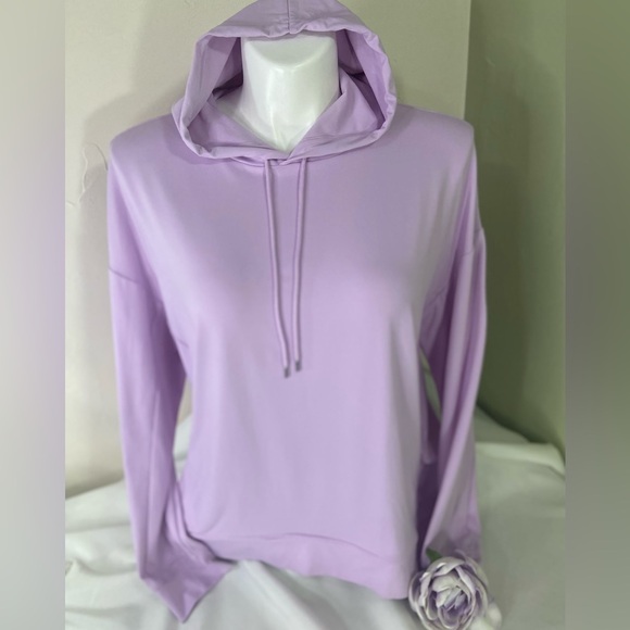 Slazenger~Soft Lavender Golf Pullover Hoodie~2-Slant Pocket~Long Sleeve~Size XXL - Picture 1 of 10